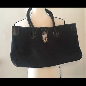 Dooney & Bourke Large Black Shoulder Bag